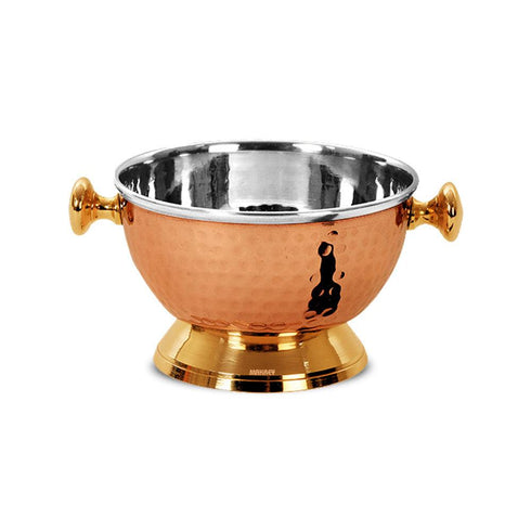 Copper/ss Soup Bowl (2Knobs)